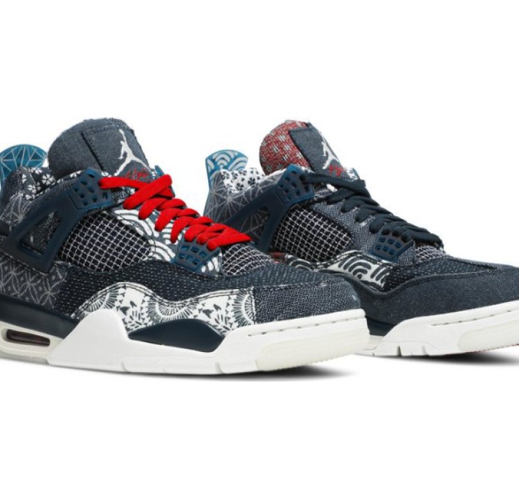Mens Wmns Air Jordan 4 Retro SE Sashiko CW0898 400