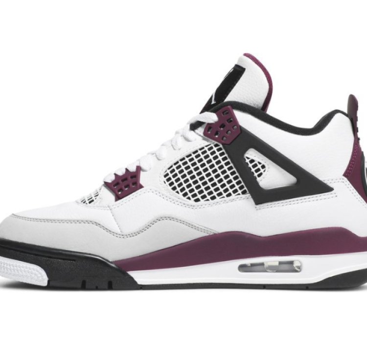 Mens Wmns Paris Saint-Germain x Air Jordan 4 Retro Bordeaux CZ5624 100