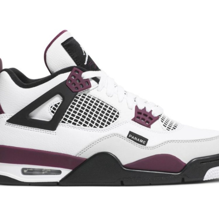 Mens Wmns Paris Saint-Germain x Air Jordan 4 Retro Bordeaux CZ5624 100