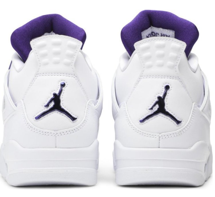 Mens Wmns Air Jordan 4 Retro Purple Metallic CT8527 115 / 408452 115