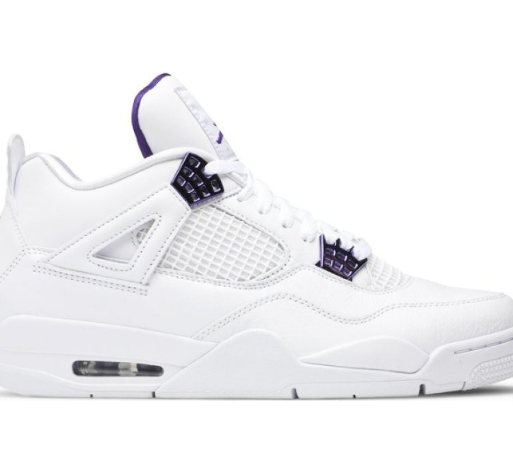 Mens Wmns Air Jordan 4 Retro Purple Metallic CT8527 115 / 408452 115