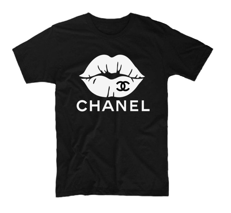 Chanel Lips Logo T-Shirt USA