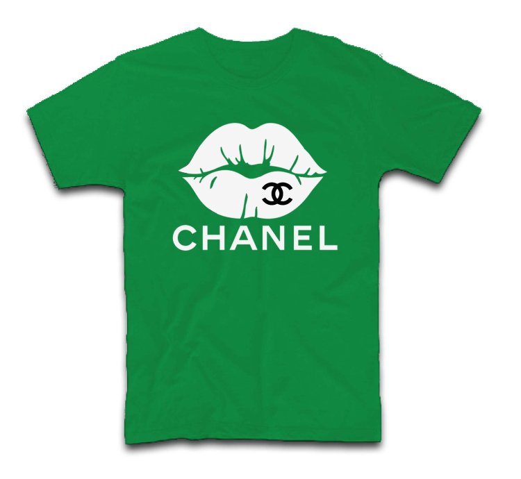Chanel Lips Logo T-Shirt USA