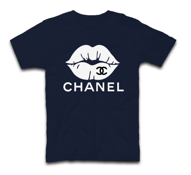 Chanel Lips Logo T-Shirt USA