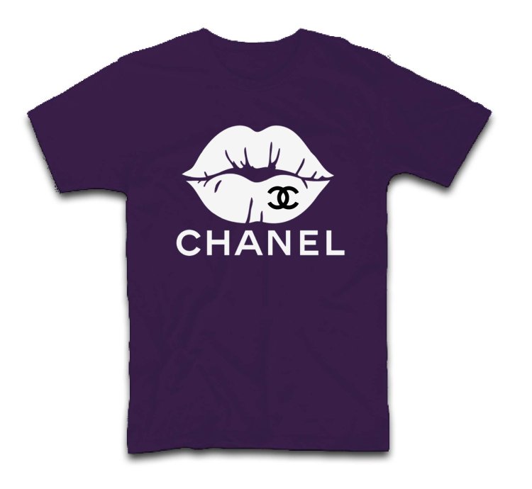 Chanel Lips Logo T-Shirt USA
