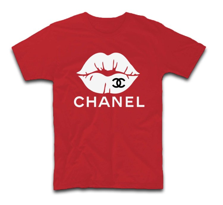 Chanel Lips Logo T-Shirt USA