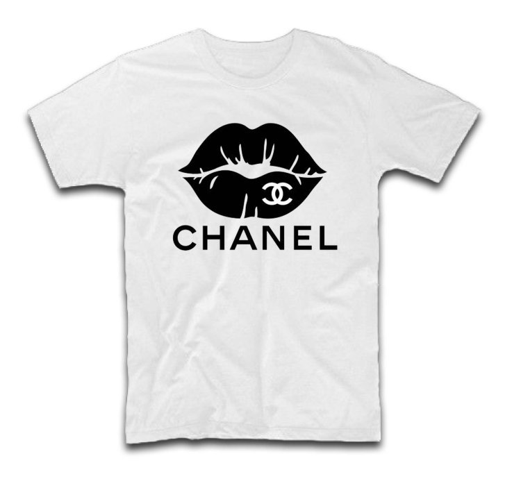 Chanel Lips Logo T-Shirt USA