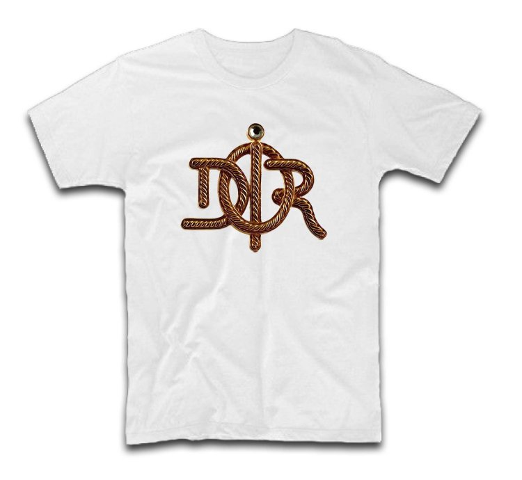 Dior Staggered Steel Logo T-Shirt USA