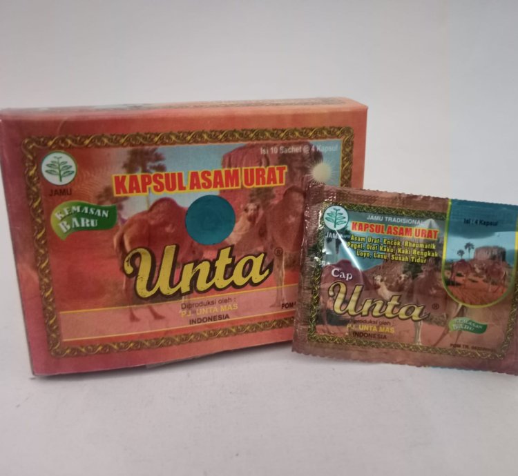Unta Capsule Herb for Gout Back Pain Rheumatism Aches