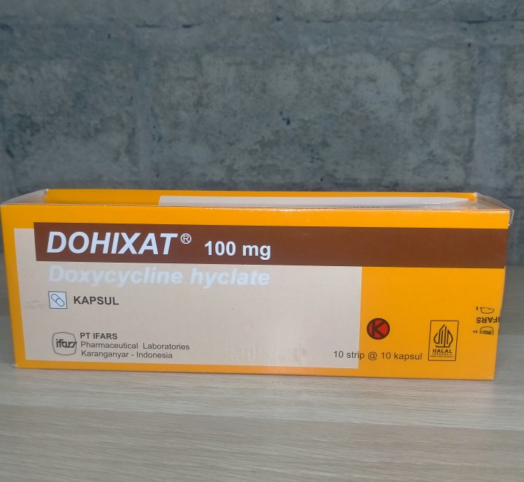 Doxycycline Hyclate 100mg Dohixat Original Product