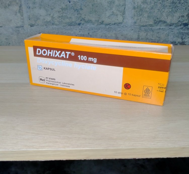 Doxycycline Hyclate 100mg Dohixat Original Product