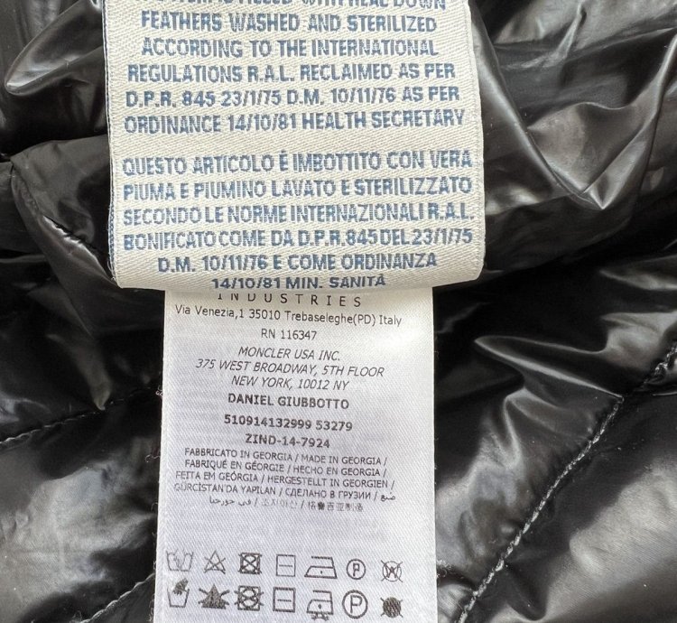 950 Moncler Daniel Down Jacket Lightweight Puffer Jacket