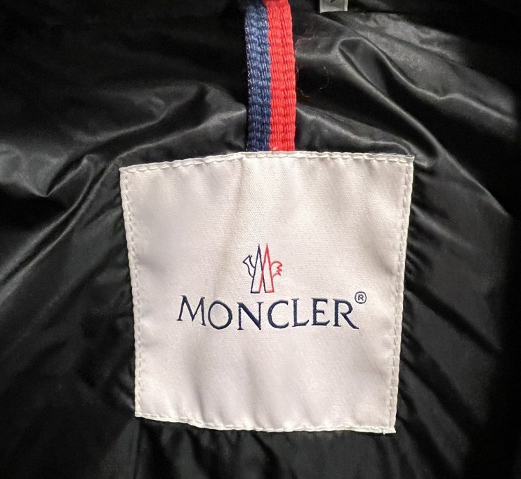 Black moncler puffer jacket