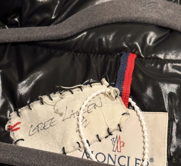 Greg Lauren Moncler Black Maya Down Jacket