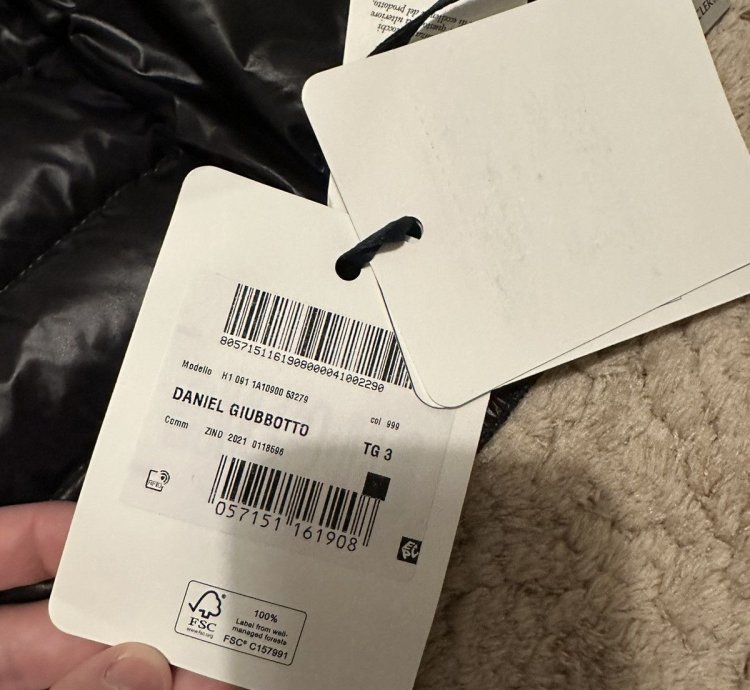Micro Down Jacket Moncler Daniel Giubbotto