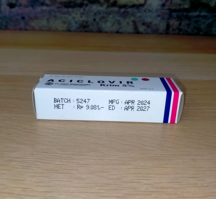 Aciclovir 5% Herpes Cream Original Product