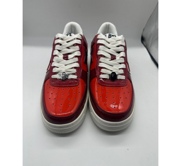 10 - Bathing Ape Bape Sta Low color camo red