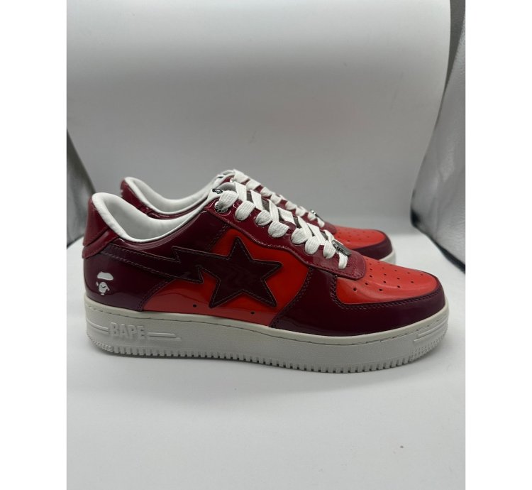 10 - Bathing Ape Bape Sta Low color camo red
