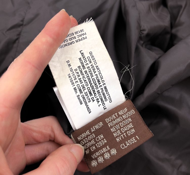 Moncler brown puffer jacket