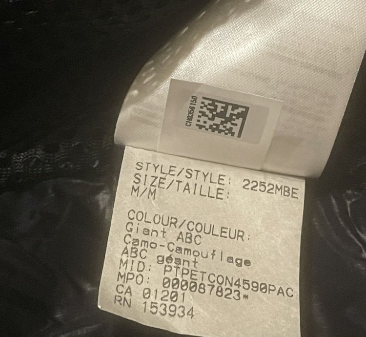 BAPE AND CANADA GOOSE CAMO PUFFER