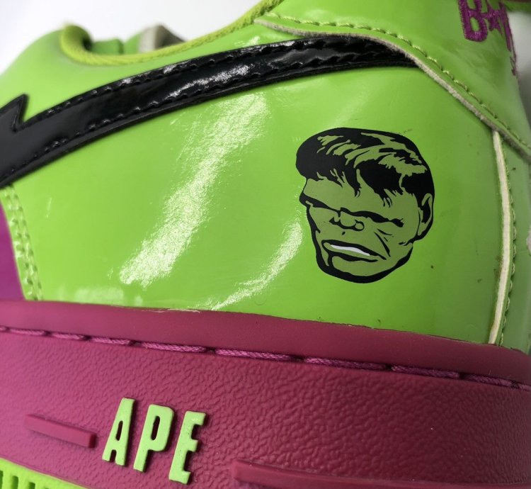 2006 Bape Marvel Comics Hulk Bapesta