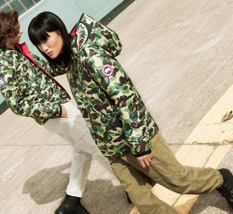 Bape Canada Goose Concepts Crofton Shark Jacket
