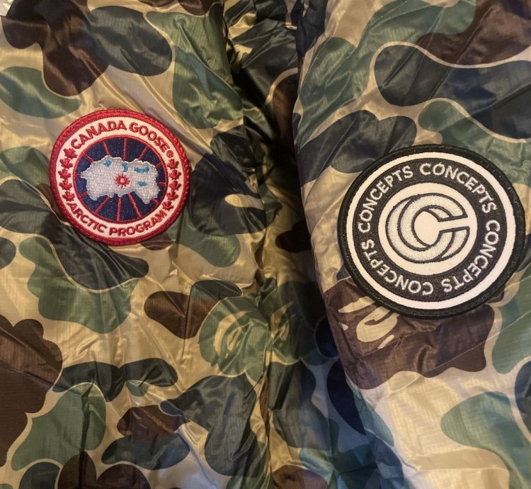 Bape Canada Goose Concepts Crofton Shark Jacket