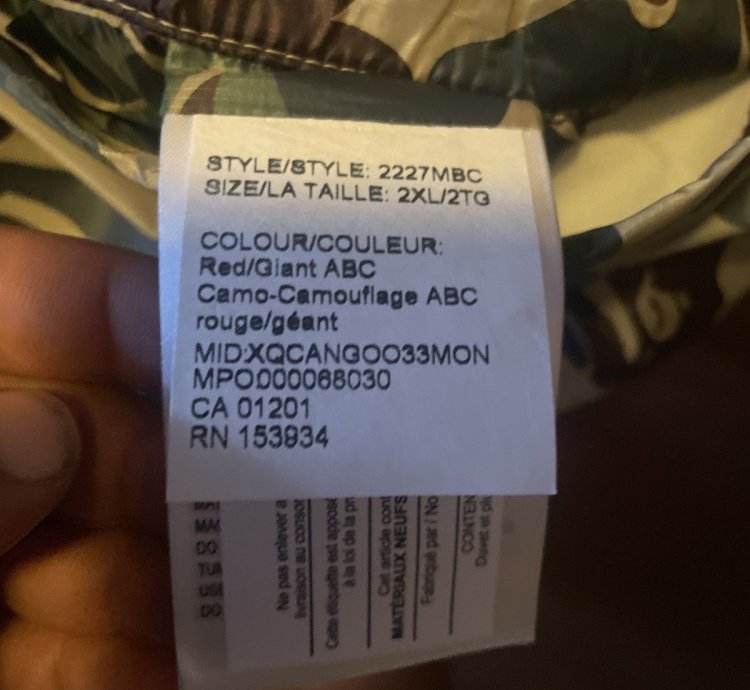 Bape Canada Goose Concepts Crofton Shark Jacket
