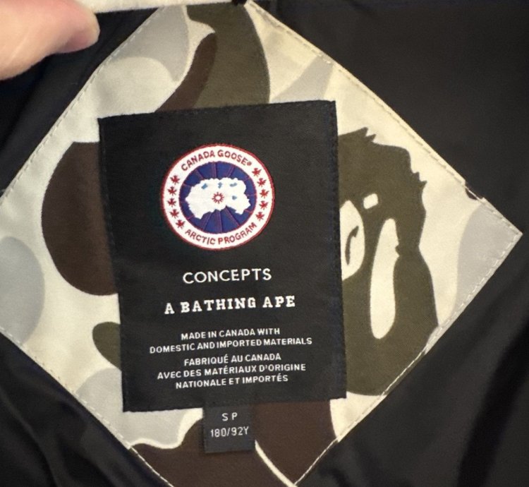 BAPE Canada Goose Concepts Expedition Jacket