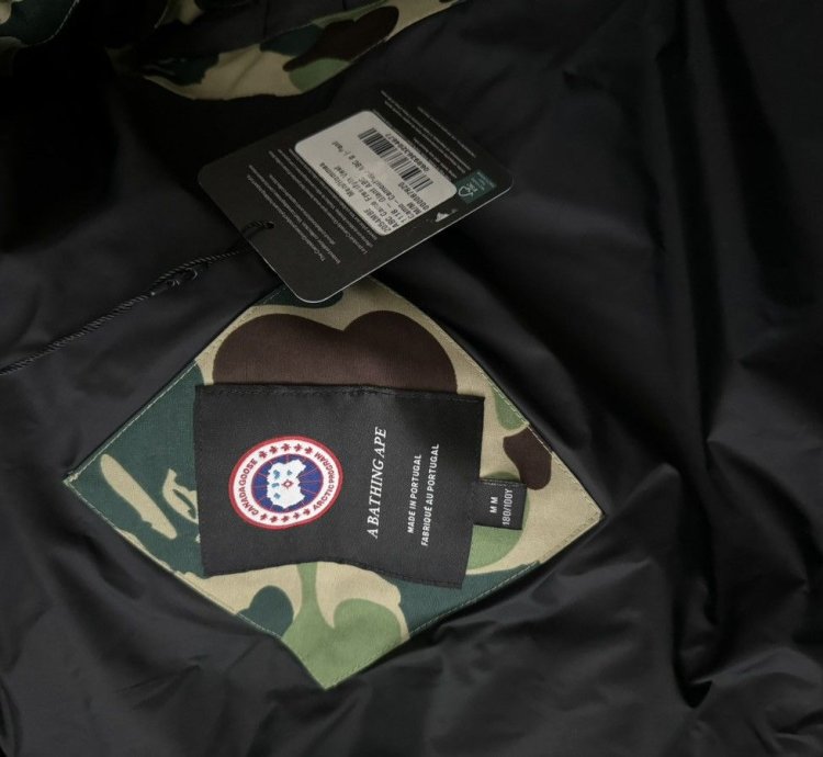 Bape Canada Goose Freestyle Camo Vest