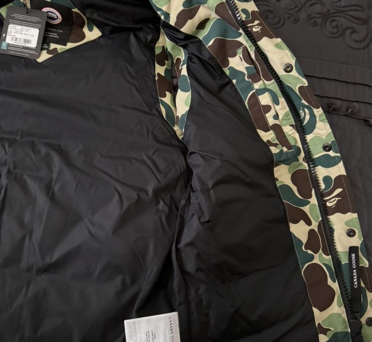Bape Canada Goose Freestyle Camo Vest