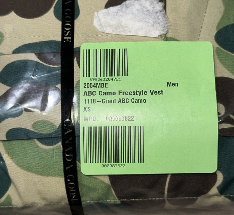 Bape Canada Goose Freestyle Vest
