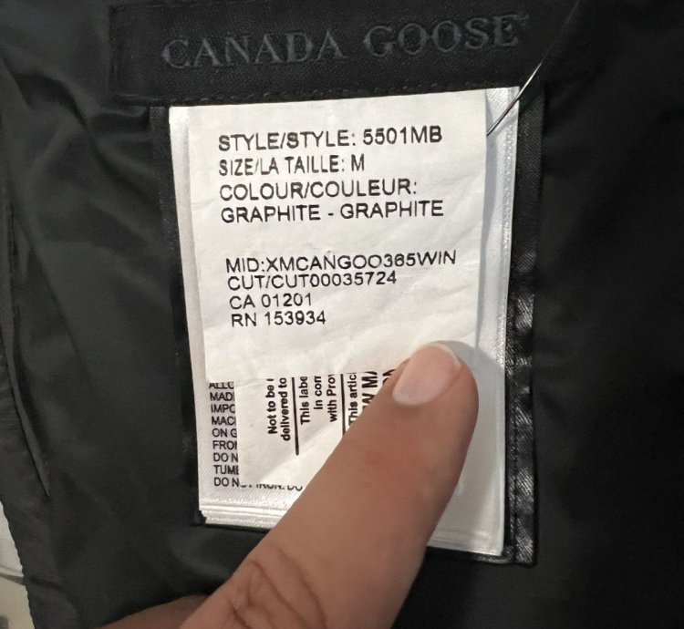 Black badge Canada goose jacket