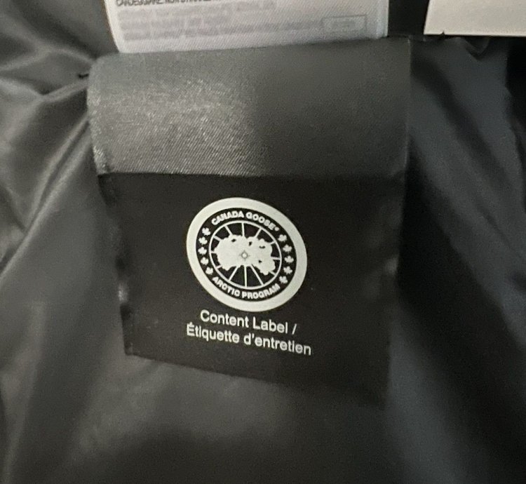 Black badge Canada goose jacket