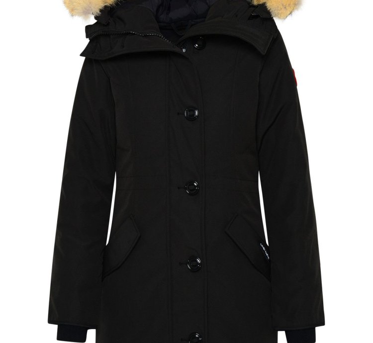 Black Nylon Cg Rossclair Parka
