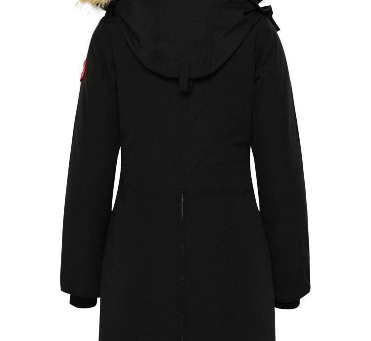 Black Nylon Cg Rossclair Parka