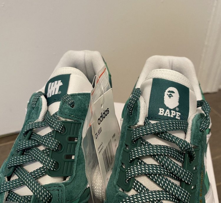 2020 Adidas Bape Undefeated ZX 8000 sz 8