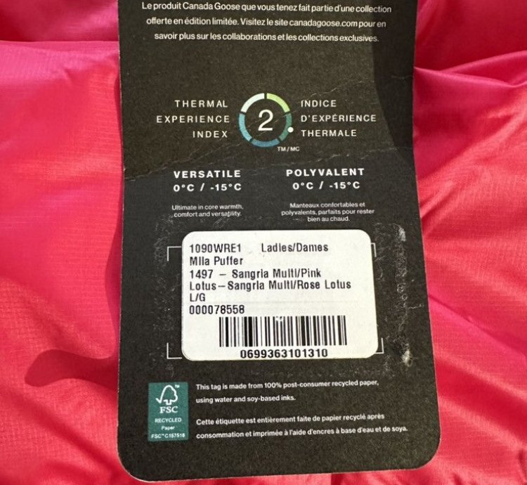BOGO Canada Goose Reformation Mila puffer