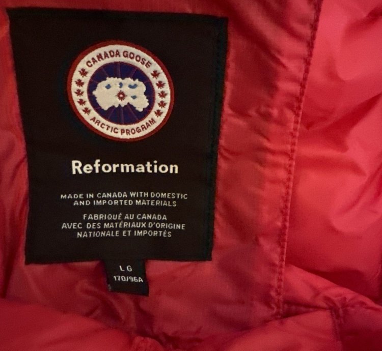 BOGO Canada Goose Reformation Mila puffer