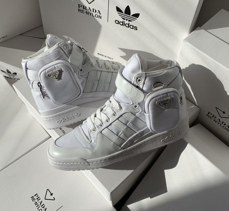 2021 Prada Adidas Forum High Re-Nylon