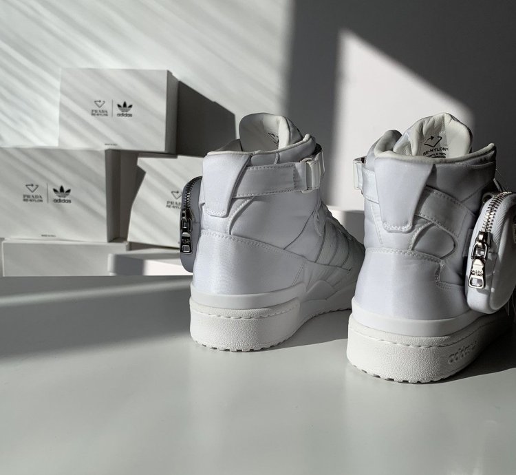 2021 Prada Adidas Forum High Re-Nylon