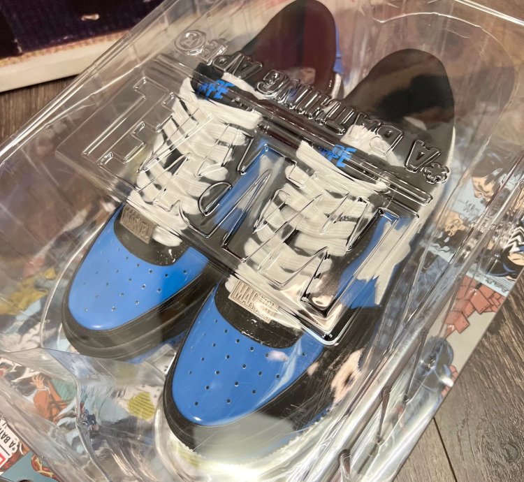 2022 Bape Bapesta Low Marvel Venom Black Blue White