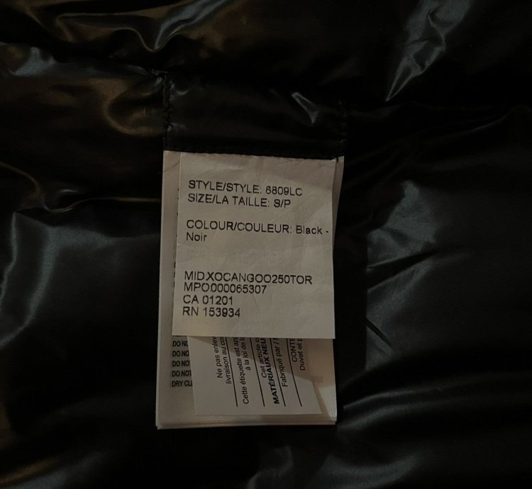 Canada Goose Angel Chen Alxa Down Coat