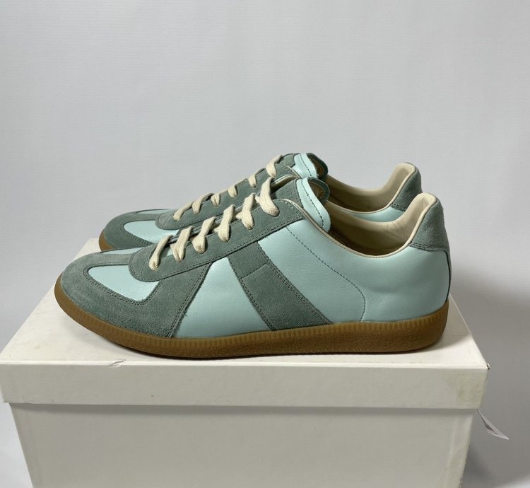 21 Light Blue Gat Sneakers