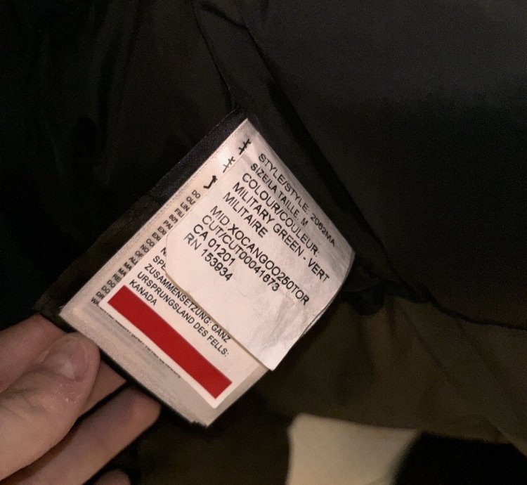 Canada Goose Arctic Program Jacket Size Military Green