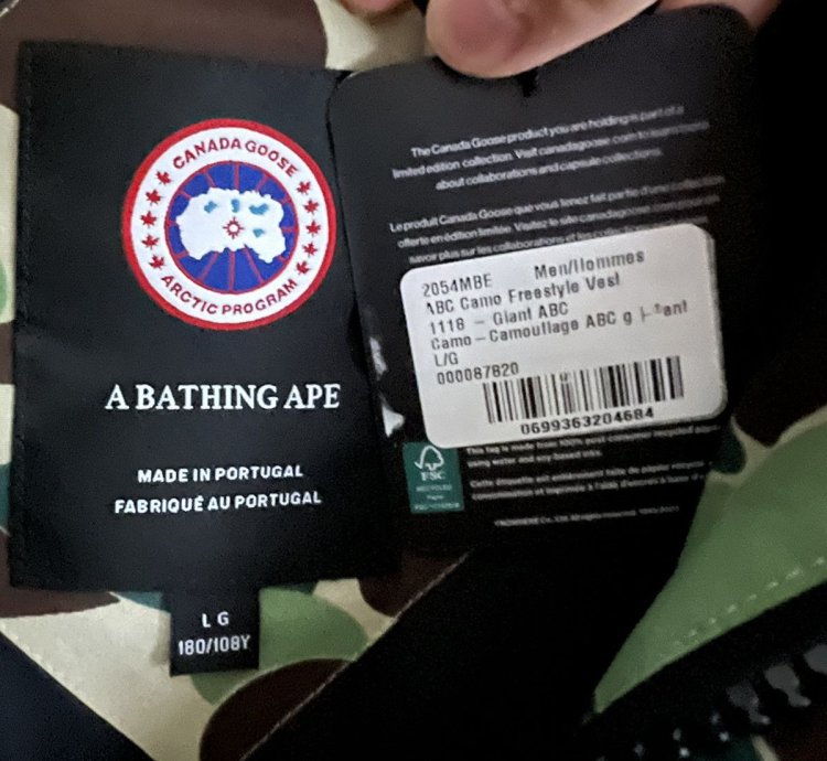 Canada Goose Bape