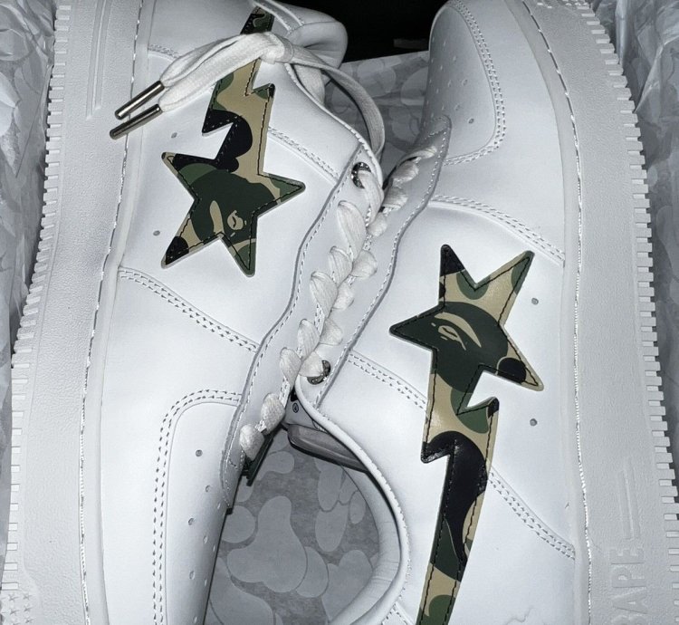 ABC Green Camo Bapesta Size 11