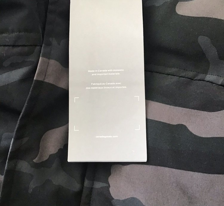 Canada Goose Black Camo BLACK LABEL Jacket