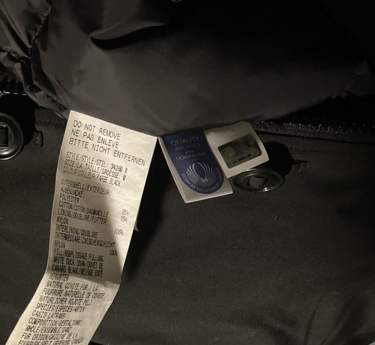 Canada Goose black coat