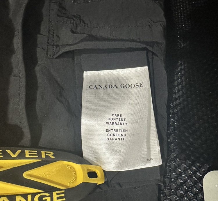 CANADA GOOSE BLACK DISC FABER WIND BOMBER JACKET